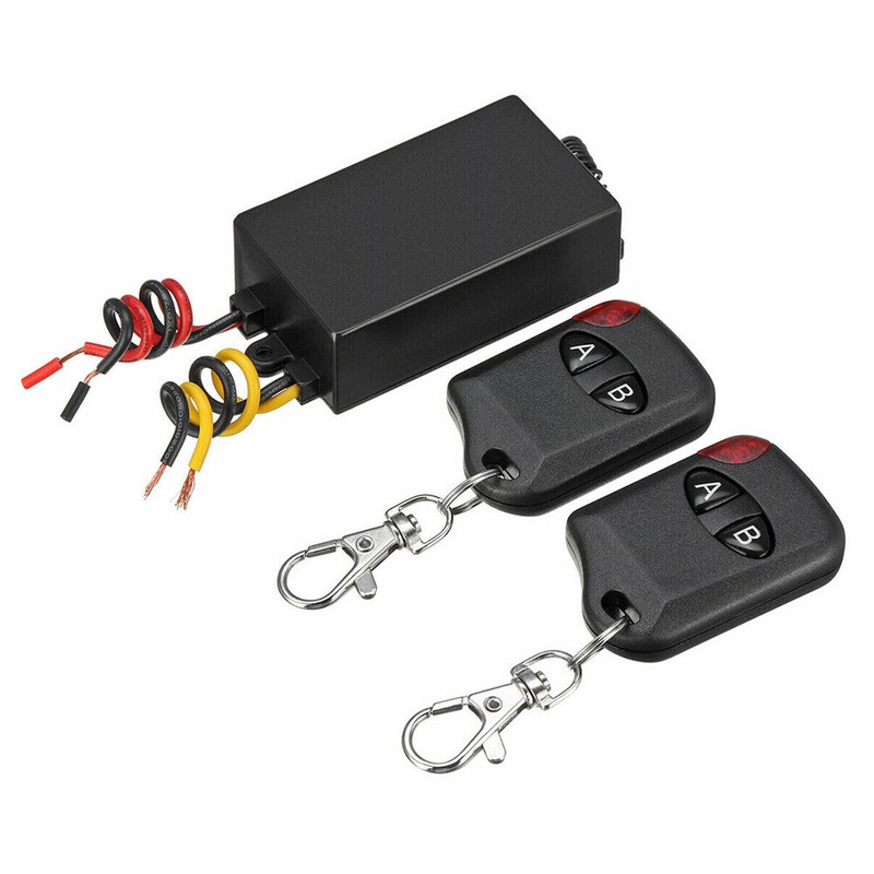 2x Car Universal 12V ON-OFF Wireless Remote Control Switch Relay Receiver 315MHZ gallery