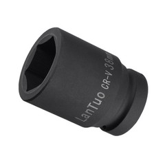 6-Point Impact Socket 1″ Drive 38mm Socket CR-V Radiused Standard Metric Socket