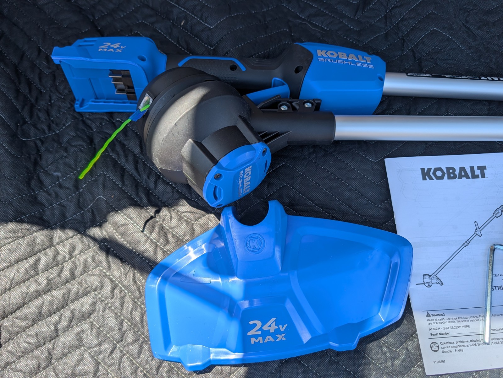 NEW OB KOBALT 24V Brushless String Trimmer KST 2224B-03 Tool Only gallery
