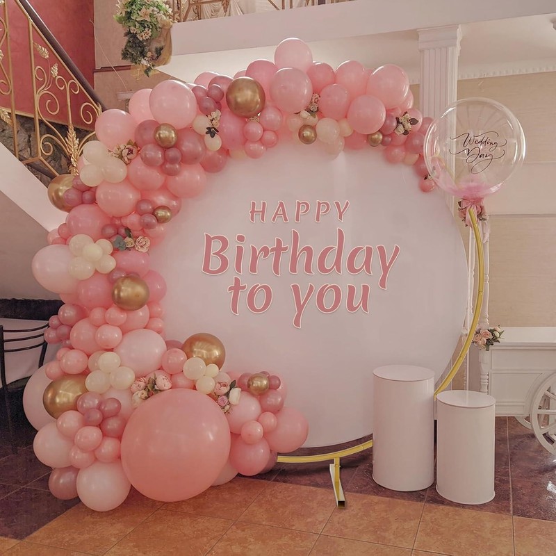 Round Backdrop Stand Stable Balloon Arch Stand Metal Wedding Arch Backdrop Stand gallery