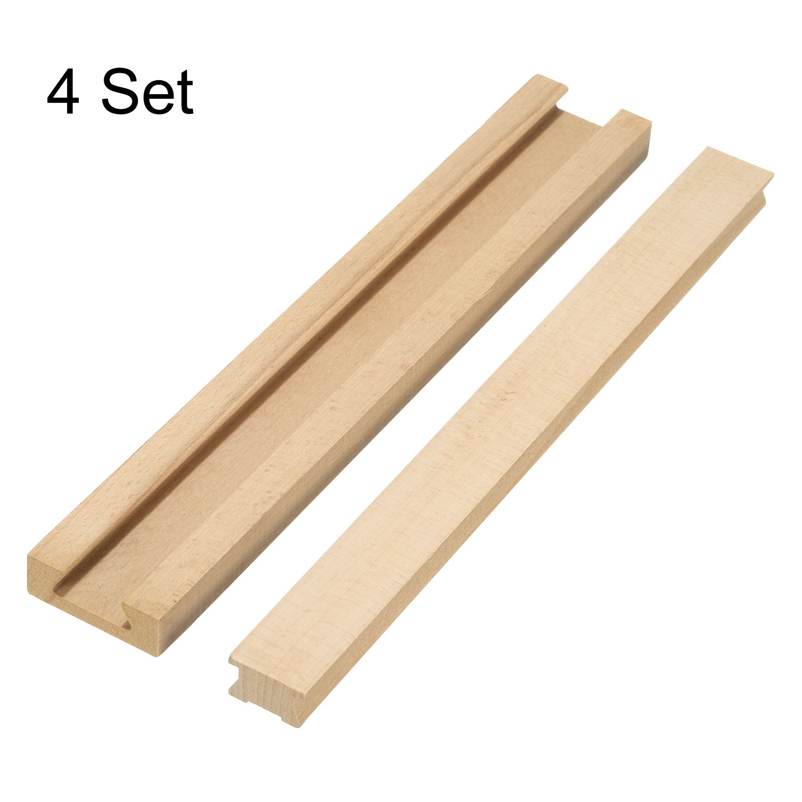4 Set Wooden Drawer Slides, 9-7/8 (25 CM) with Slide Glide Bracket gallery