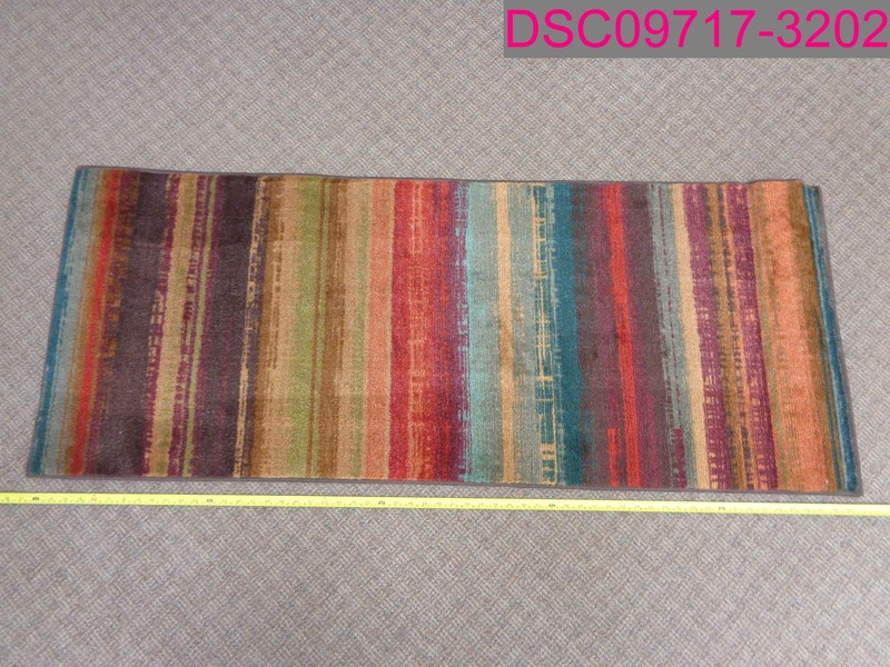 Mohawk Home Boho Stripe 11672 Multi Color Area Rug Runner, 2' x 5'. gallery