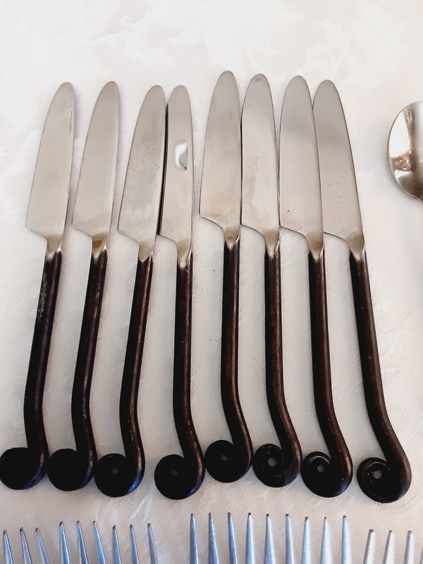 Treble Clef Gourmet Settings GS Flatware 18/10 Stainless 35 Pieces Spoons Forks gallery