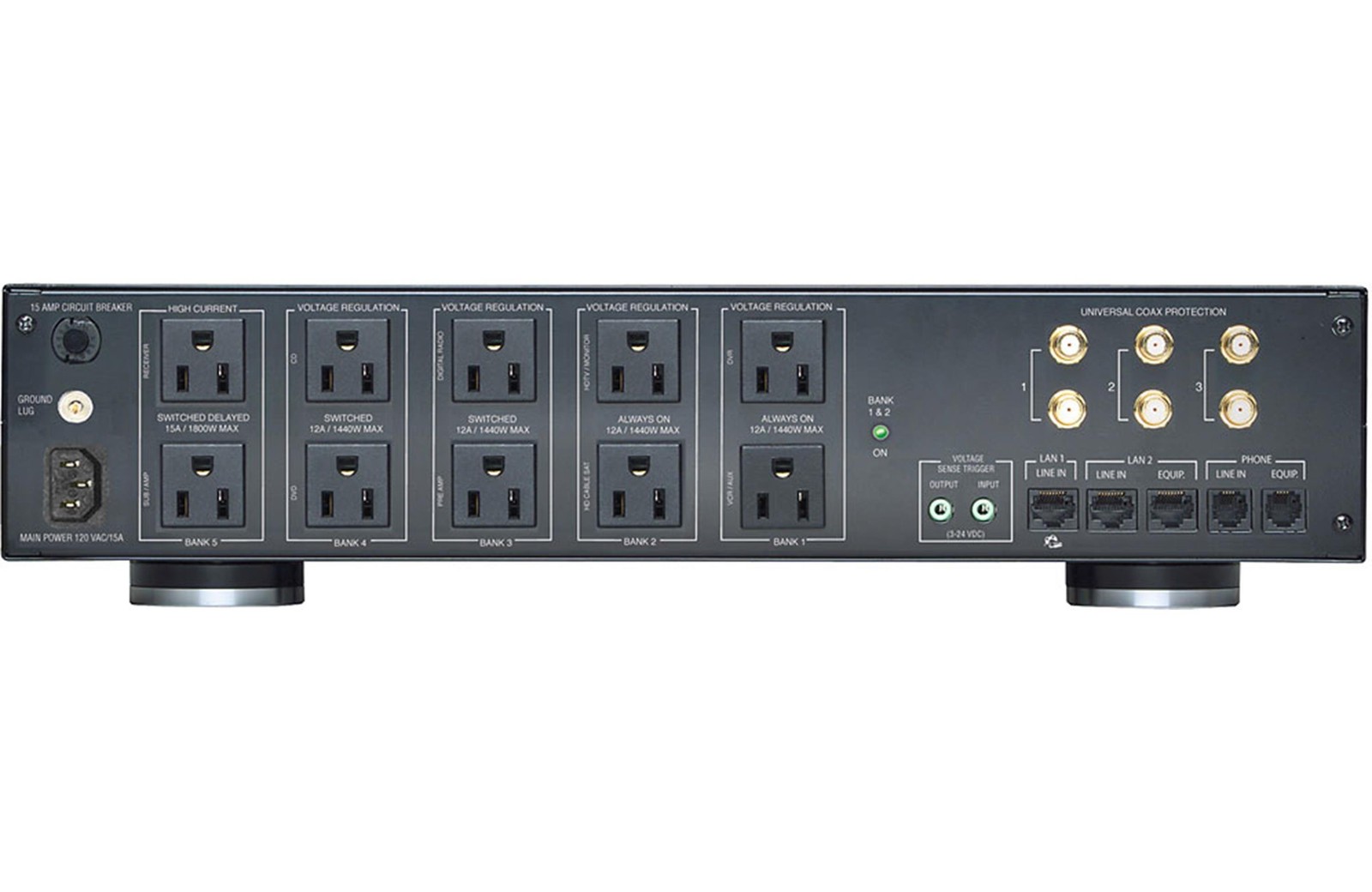 Panamax M5400-PM Power Management w/ Voltage Regulator Surge Protector (Used) #c gallery