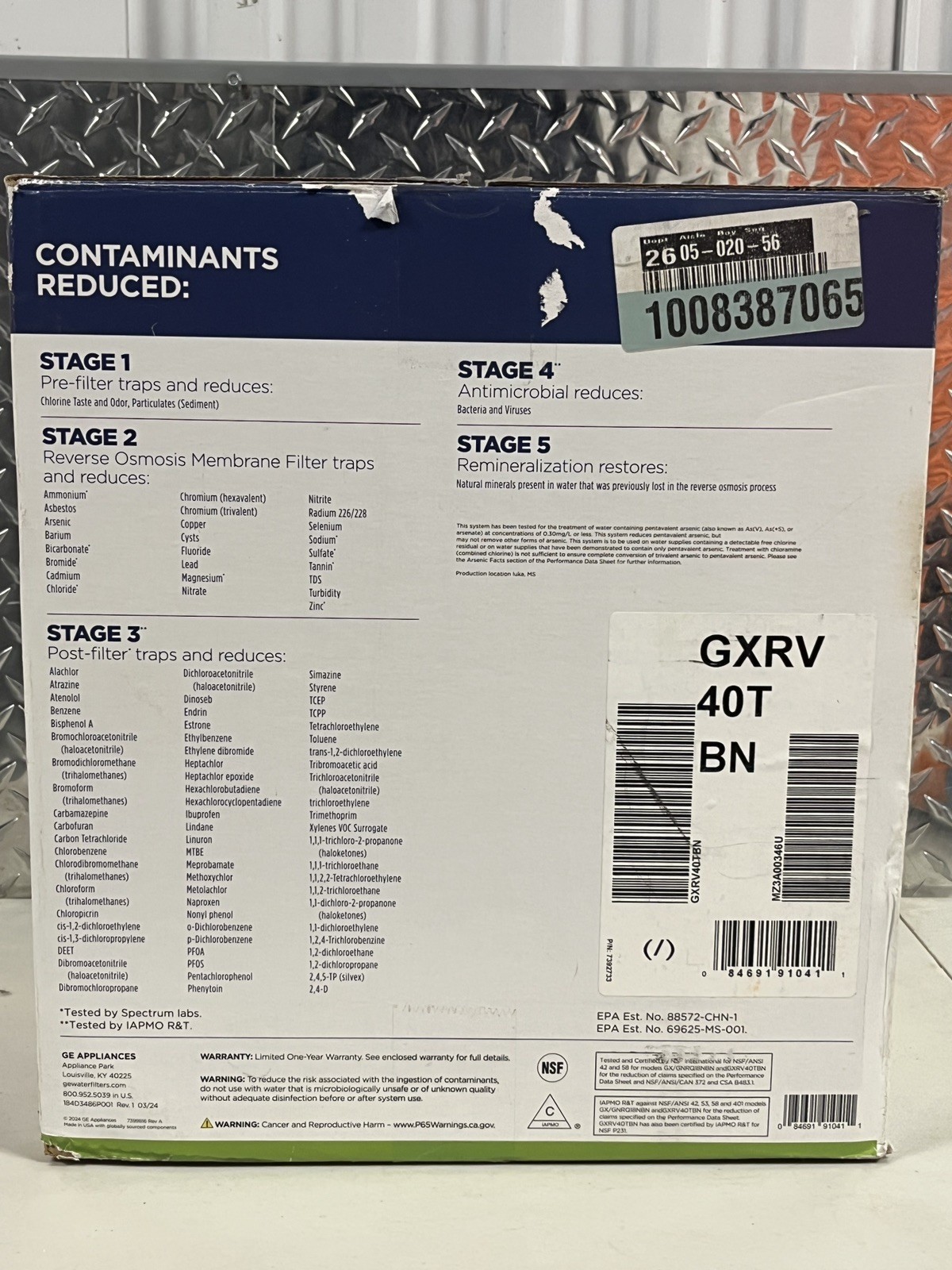 GE Under-Sink 5-Stage Premium Reverse Osmosis Water Filtration System gallery