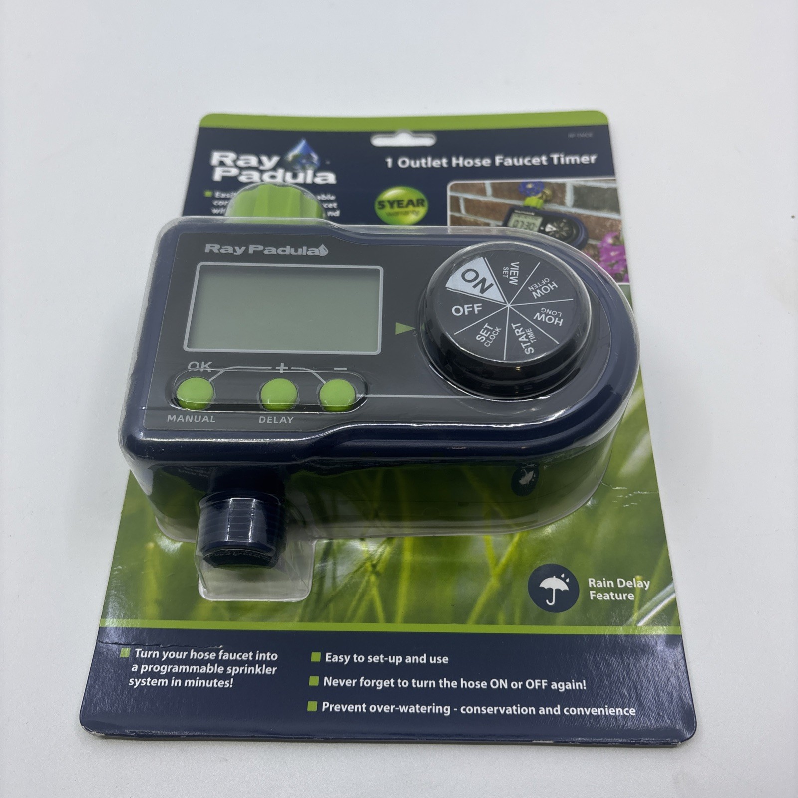 Programmable Outdoor Faucet Hose Timer Fully Customizable Watering Schedule NEW gallery