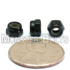 Bulk Qty – Nylon Insert Lock Nuts DIN 985 Steel, Black Oxide M3 M4 M5 M6 M8 M10