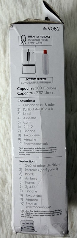 Kenmore Replacement Refrigerator Filter 469082 New Open Box Genuine gallery
