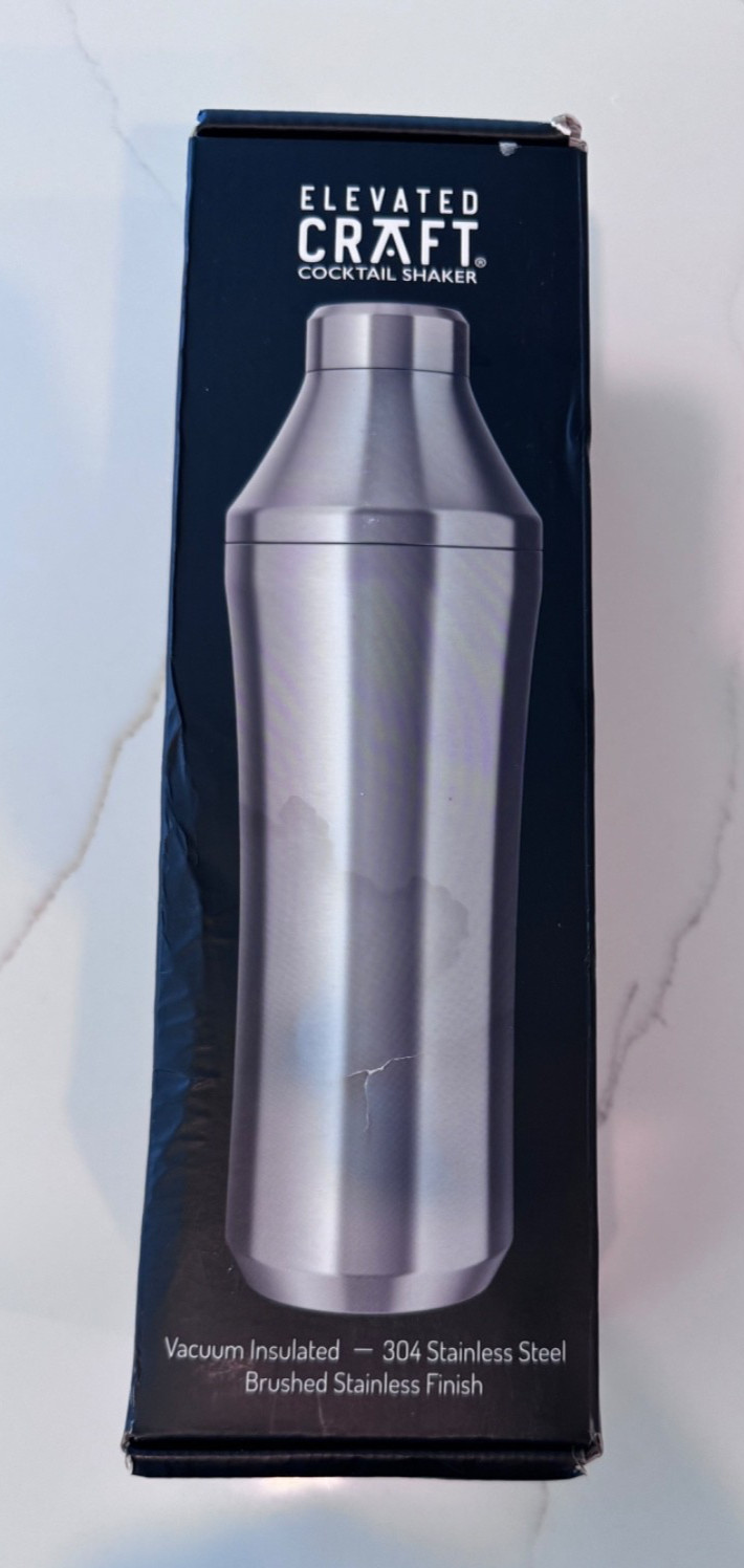 ELEVATED CRAFT The Original Hybrid Cocktail Shaker Brushed Stainless gallery