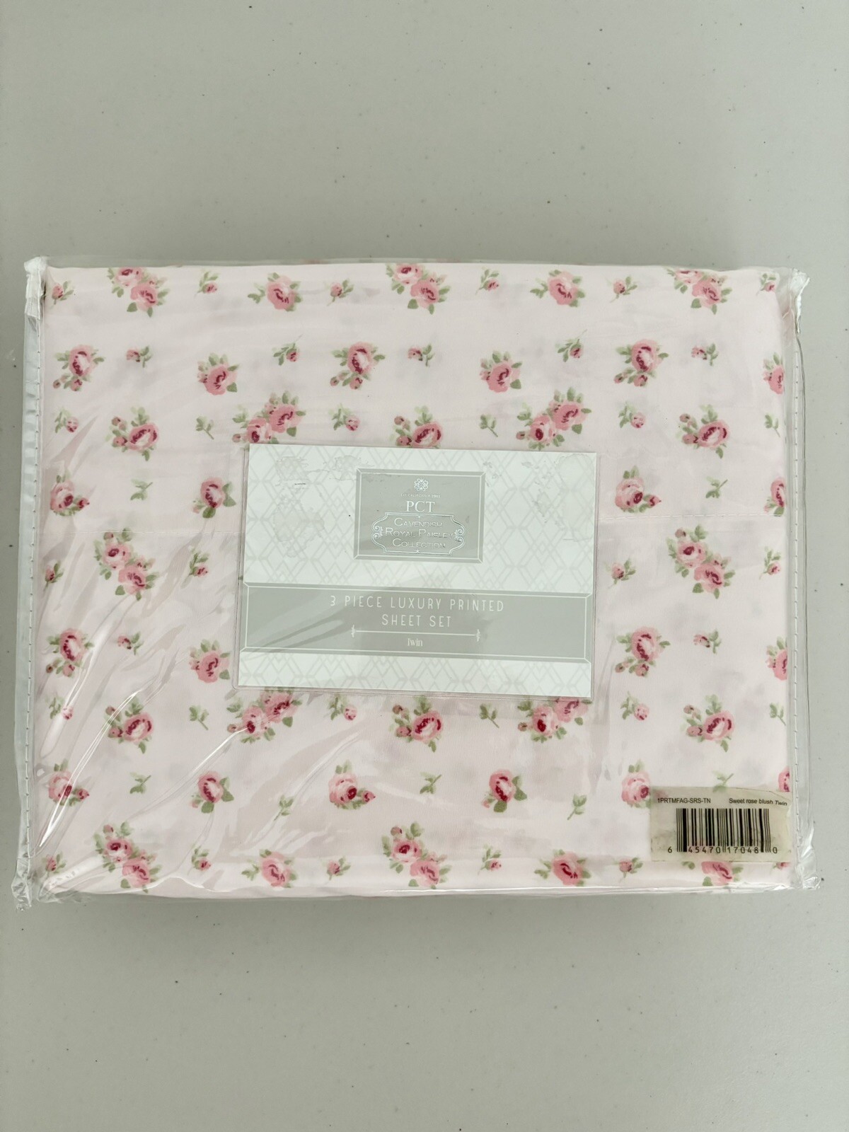 New Twin Sheet Pacific Coast Textiles Cavendish Royal Paisley BlushRose 3 Piece gallery