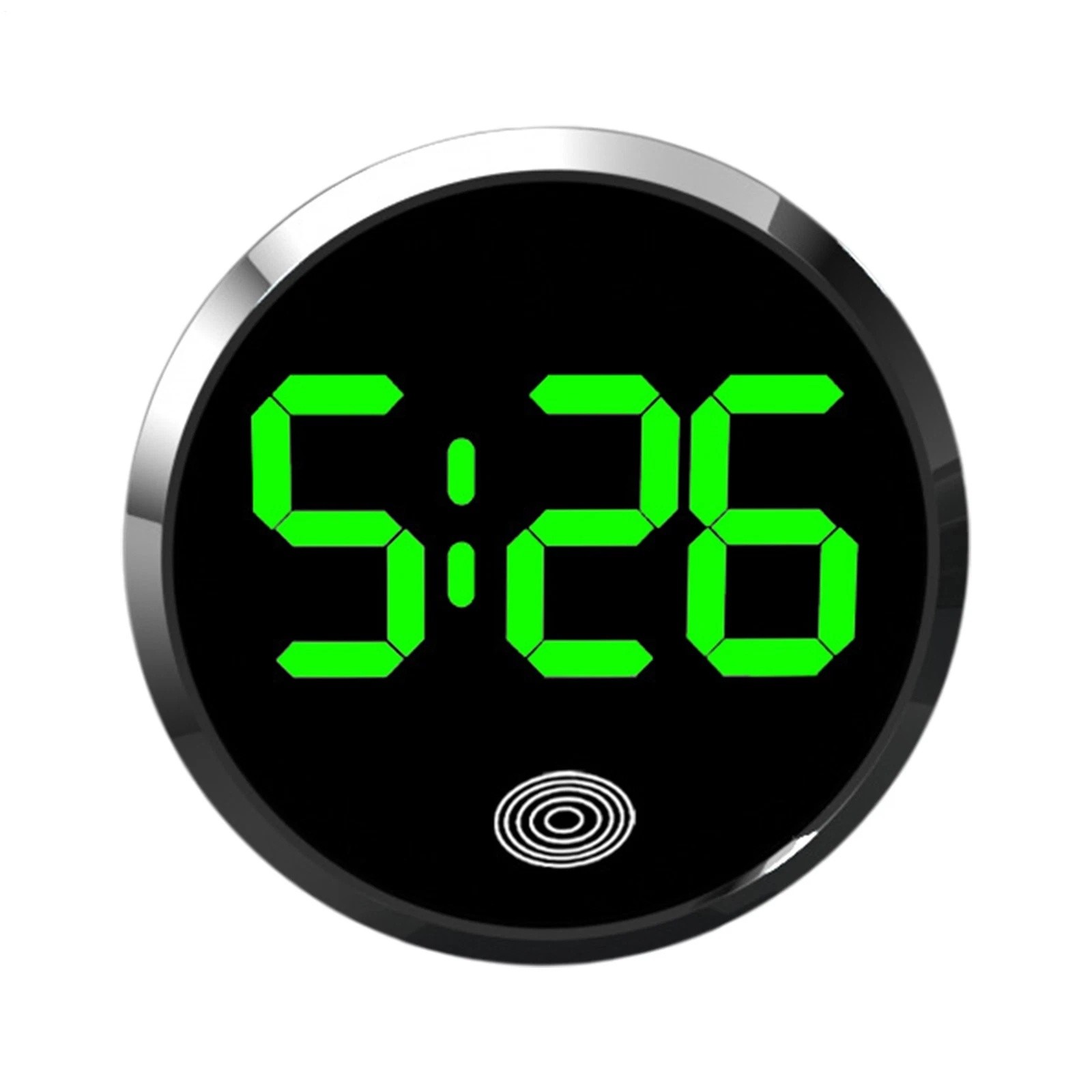 1PCS Digital Car Clock For Dashboard Mini Electronic Vehicle Dash Green/Red gallery