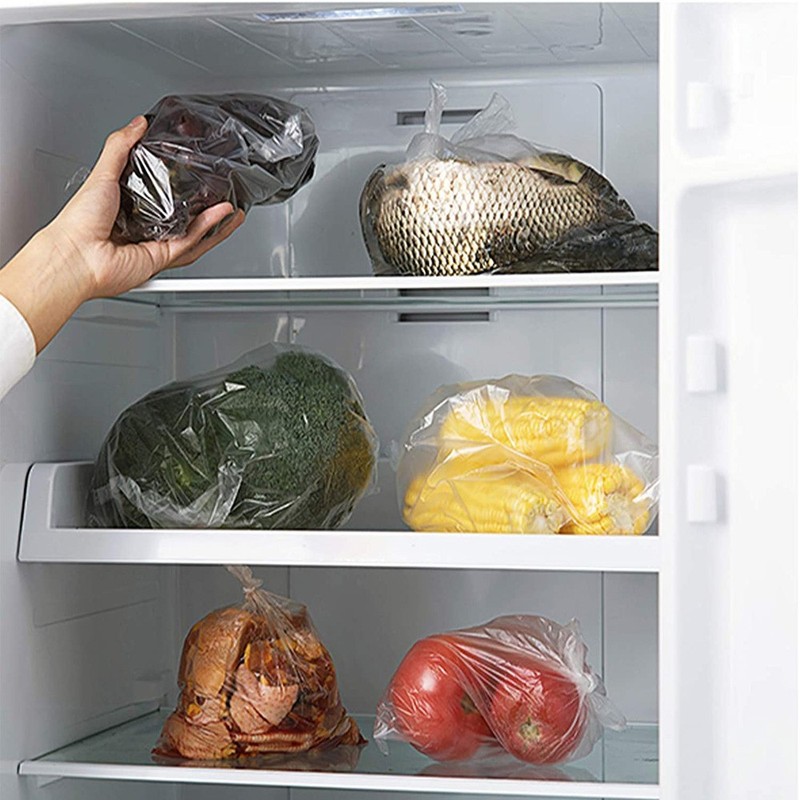 Plastic Produce Clear Bag On Roll Kitchen Food Fruit Storage Vegetable 350/Roll gallery