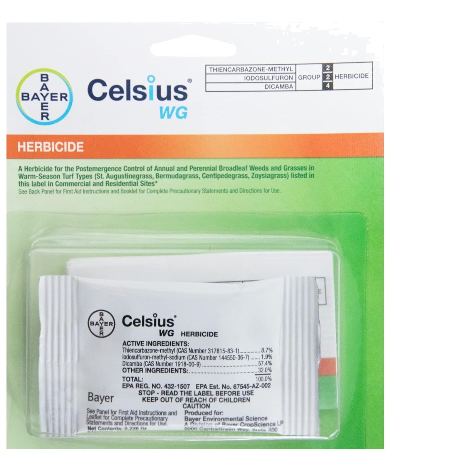 Prime Source Celsius WG - 0.226 oz Easy Mix Packet-Post Emerge Weed Control gallery