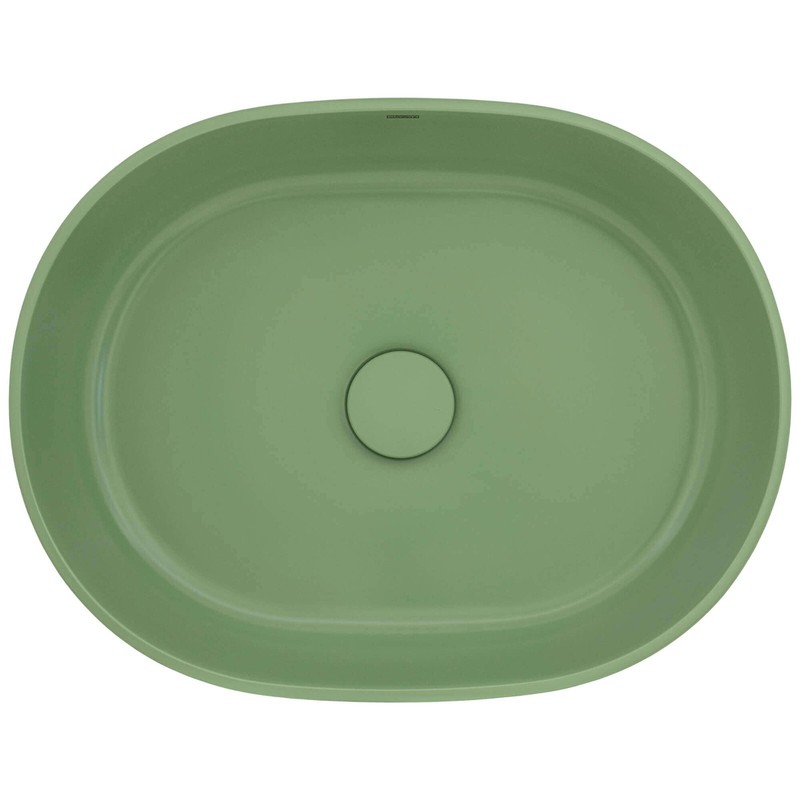 Ruvati 19" epiStone Solid Surface Bathroom Vessel Sink- RVB2119GN gallery