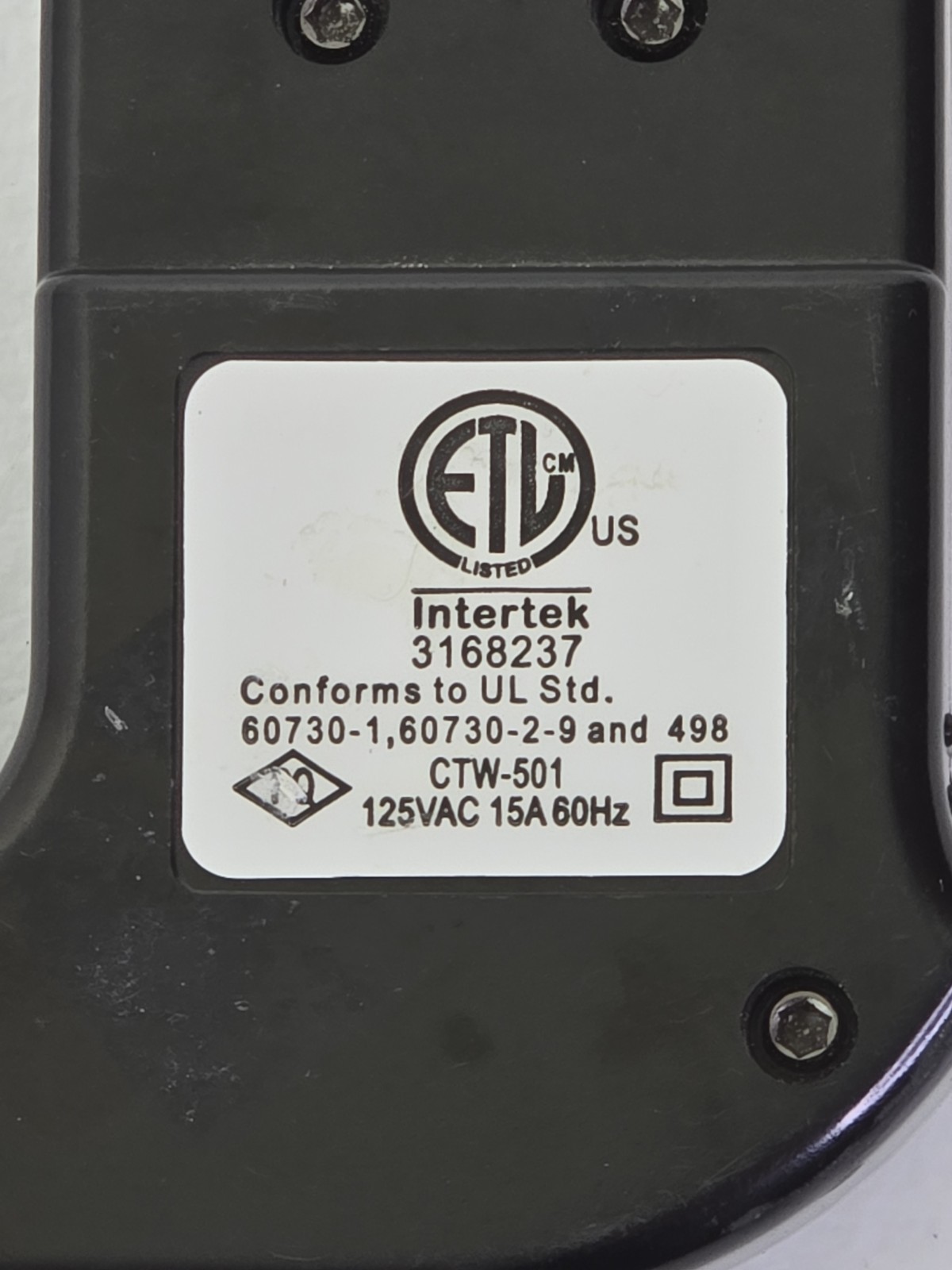 Eco+Chef CTW-501 125VAC 15A 60Hz Control Replacemt Original gallery