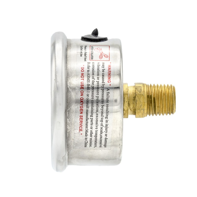 Liquid Filled Back Mount Pressure Gauge with 2" Dial, 0-300 PSI, 1/4" Male NPT gallery