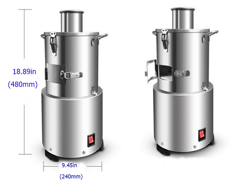USED Electric Garlic Peeler Machine 110V 200W 20-35kg/h Stainless Steel gallery