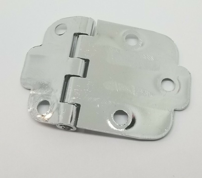POLISHED NICKEL CHROME Flush Mount Art Deco Cabinet Hinge Modern contemporary gallery