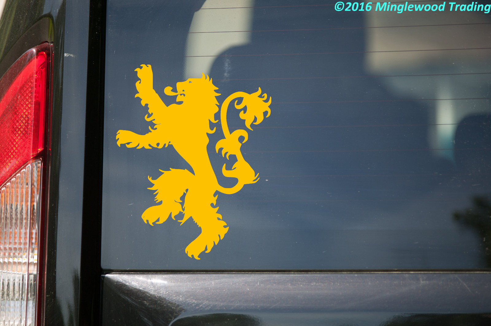 HERALDIC LION V2 Vinyl Decal Sticker - Coat of Arms Heraldry Genealogy gallery