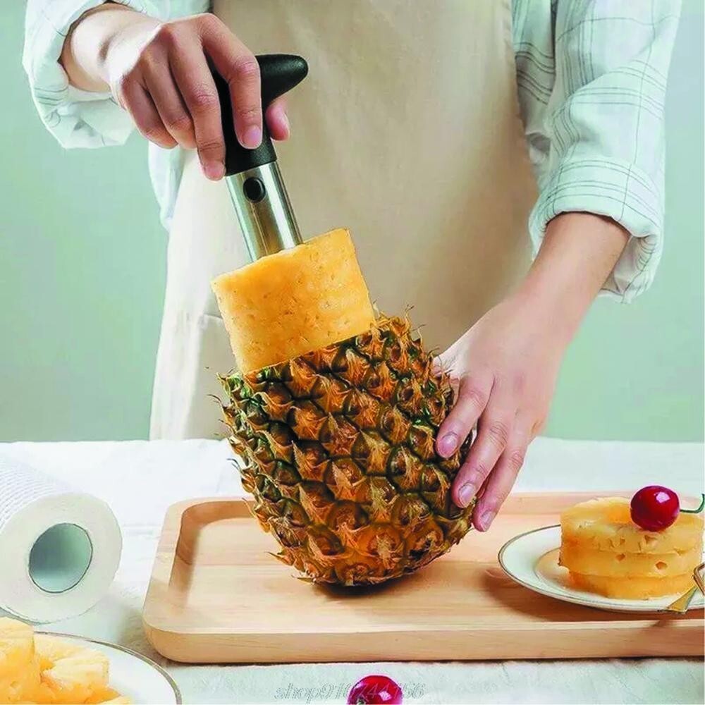 (1) Pineapple Twist Corer & Slicer Tool Easy Grip Comfort Handle Dishwasher Safe gallery