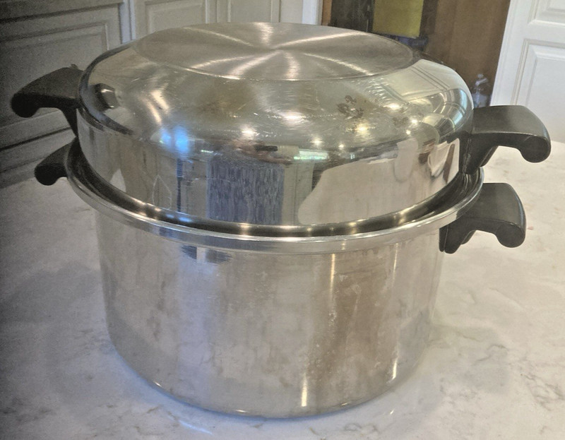 THERMO CORE Thermium Multi-Plex Stainless Steel 6 Qt Stock Pot w/Domed Lid USA gallery