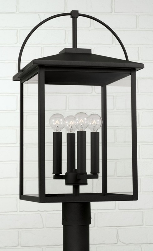 Capital Lighting 948043BK Bryson 4 Light 25" Tall Post Light Black gallery