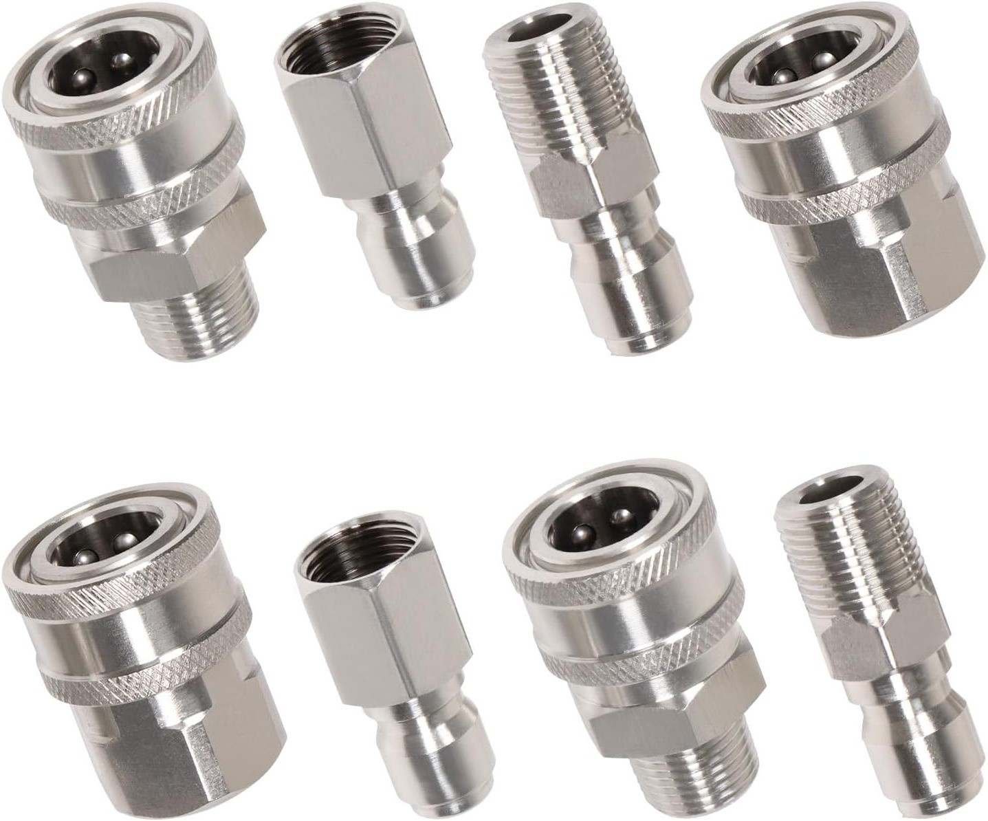 3/8 Inch Quick Connect Fittings for Pressure Washers Stainless Steel Adapter gallery