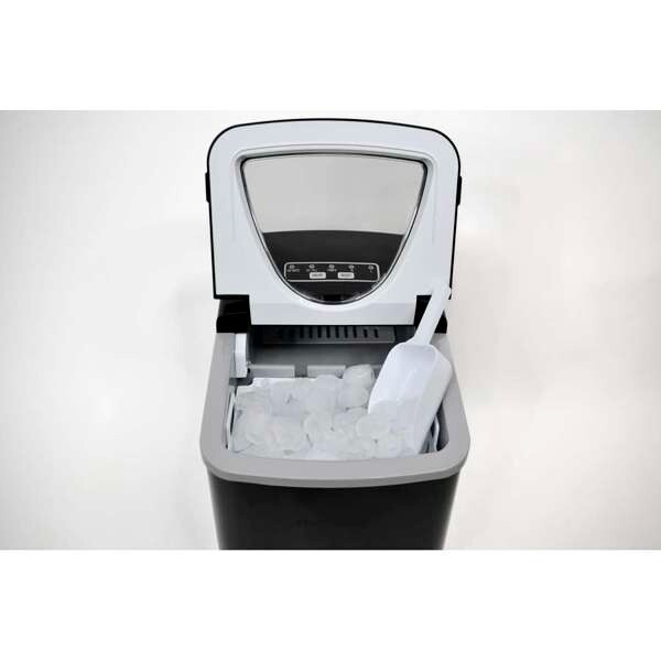 Frigidaire, 26 Lbs. Countertop Ice Maker, Bullet Shaped Ice, Black Stainless Ste gallery