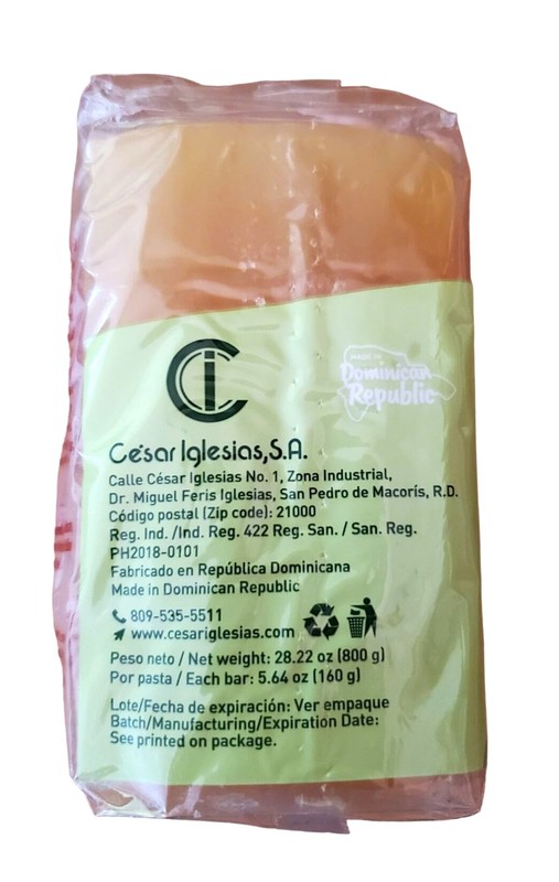 Hispano Laundry Soap Primaveral Soap Fresh Spring Scent 160 Gram bars 5 bars/PK gallery
