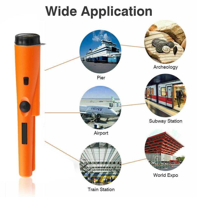 HandHeld Metal Detector Gold Digger Hunter Sensitive Tester Waterproof gallery