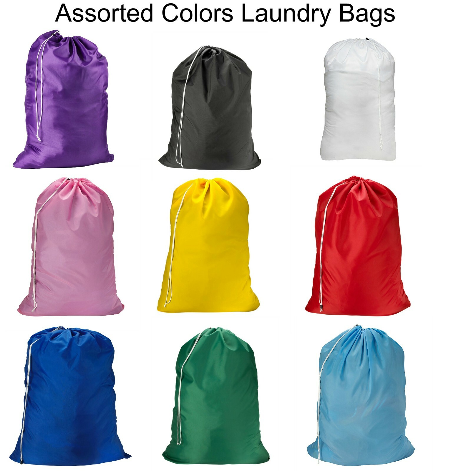 Extra Laundry Bag Heavy Duty Drawstring Large Jumbo Nylon 30" x 40" gallery