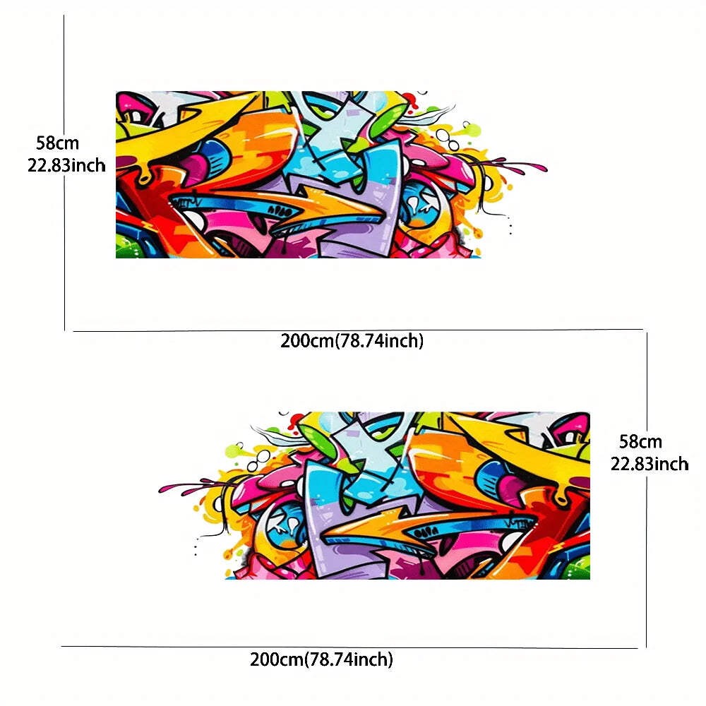 Colorful Graffiti Pattern Stickers - PVC (Polyvinyl Chloride) Decorative Decals gallery