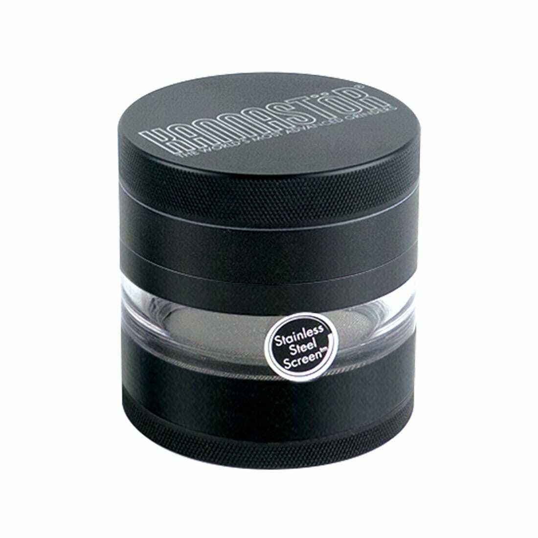Kannastor 2.5" Black Jar Body Multi Chamber M4 Grinder SKJ-BLK-M4-25 in Box gallery