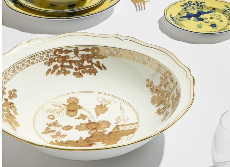 Richard Ginori Oriente Italiano AURUM Centerpiece Bottom Plate cm 35/in 13.77 gallery