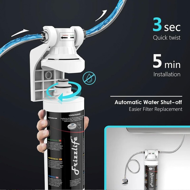 Under Sink Water Filter System-NSF/ANSI 53&42 Certified High Capacity Direct ... gallery