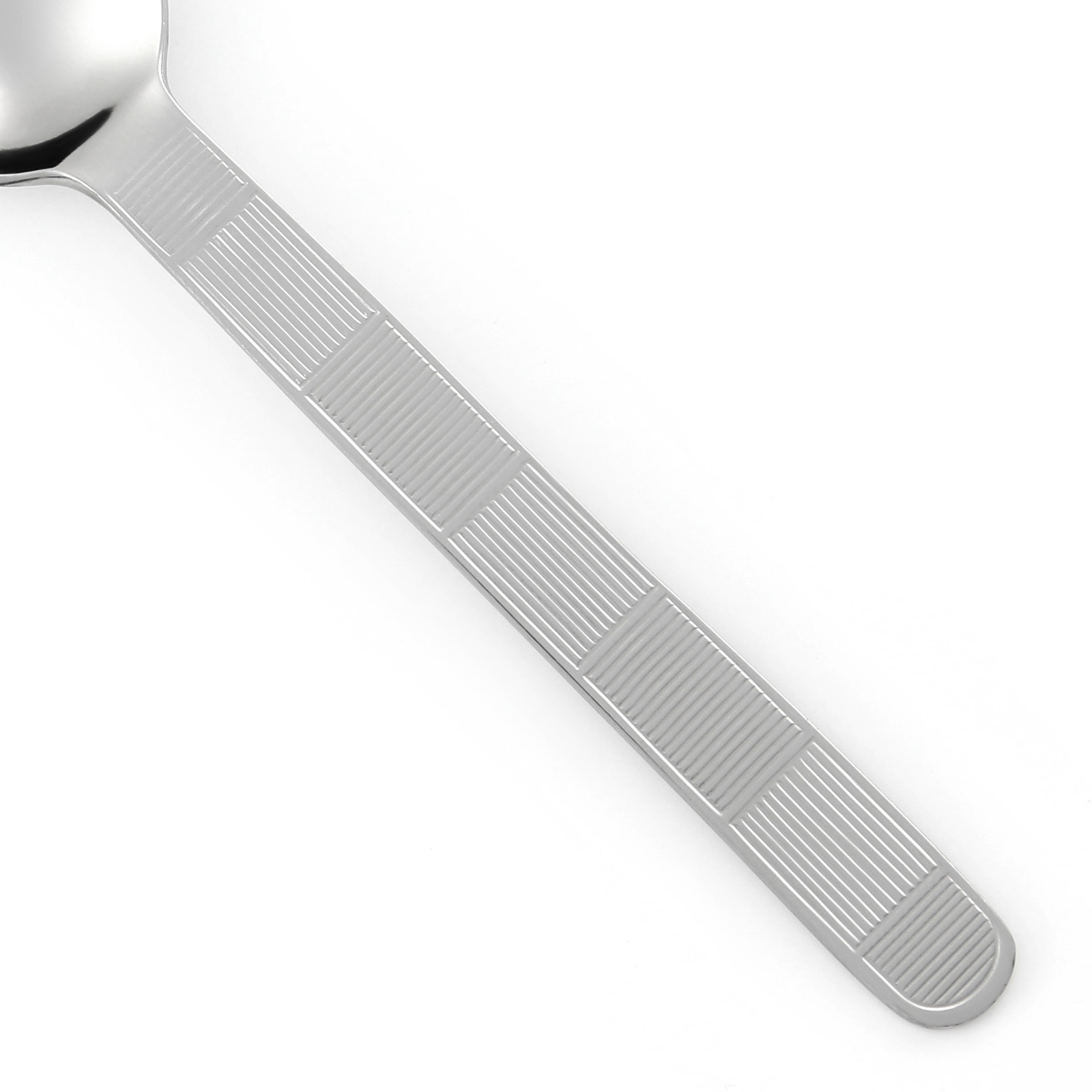 Libbey Vertical Horizontal Lines Stainless Glossy Silverware CHOICE Flatware gallery