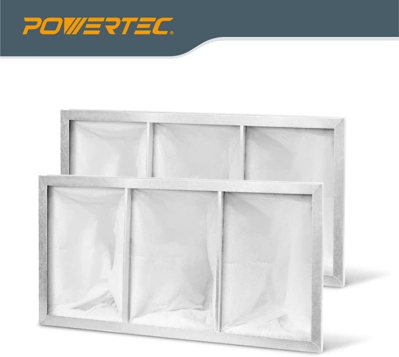 POWERTEC 4-PC Set Inner & Outer Filters for POWERTEC AF1044, AF1045 and WEN 3417 gallery
