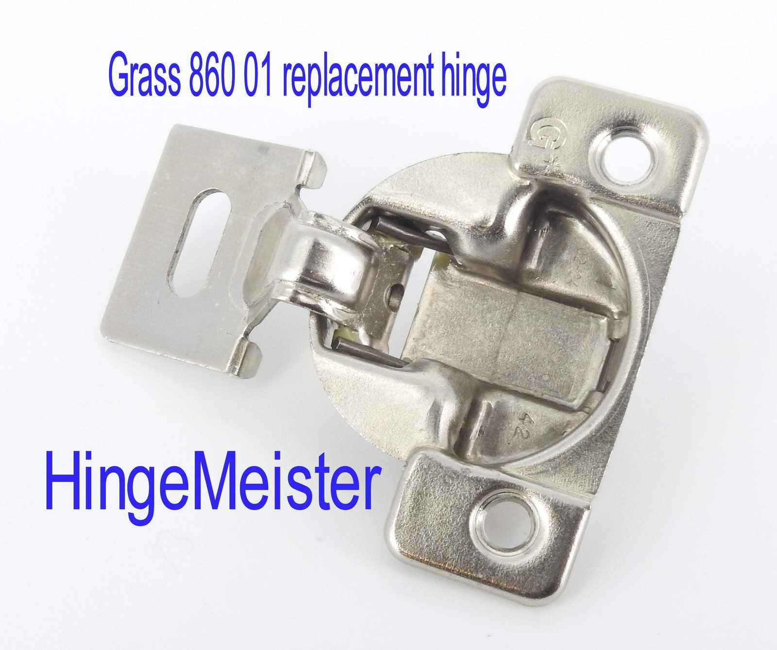 Grass 860 flat plate Replacement hinge - NEW - Sold in Pairs 860- 05 06 22 34 35 gallery