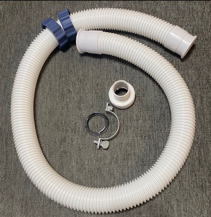 59 Inches Above ground pool hose replacement,w/ 3 Types B Hose Adopters gallery
