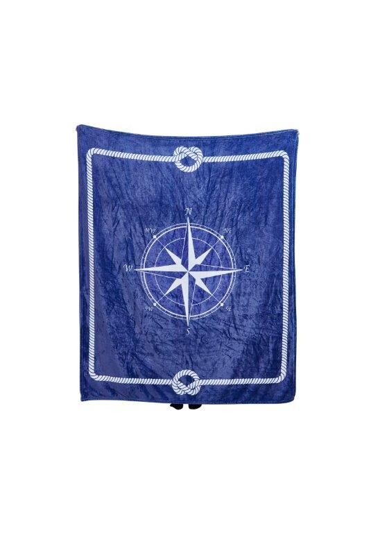 NAUTICAL Soft Cozy Luxury Throw Light Weight Blanket 50" x 60" (127cm x 152cm) gallery