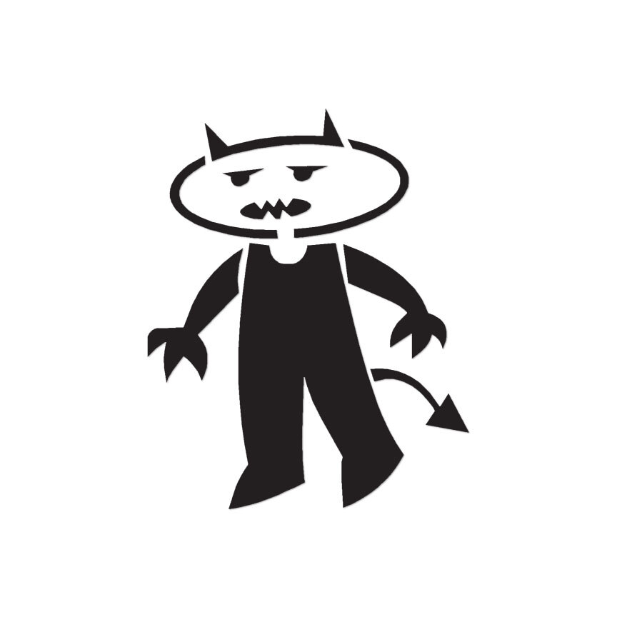 Devil Demon Art - Vinyl Decal Sticker - Multiple Color & Sizes - ebn1048 gallery
