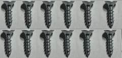 12x IKEA SCREW SCREWS SELF TAPPING COUNTERSUNK 15MM STEEL PART #108553