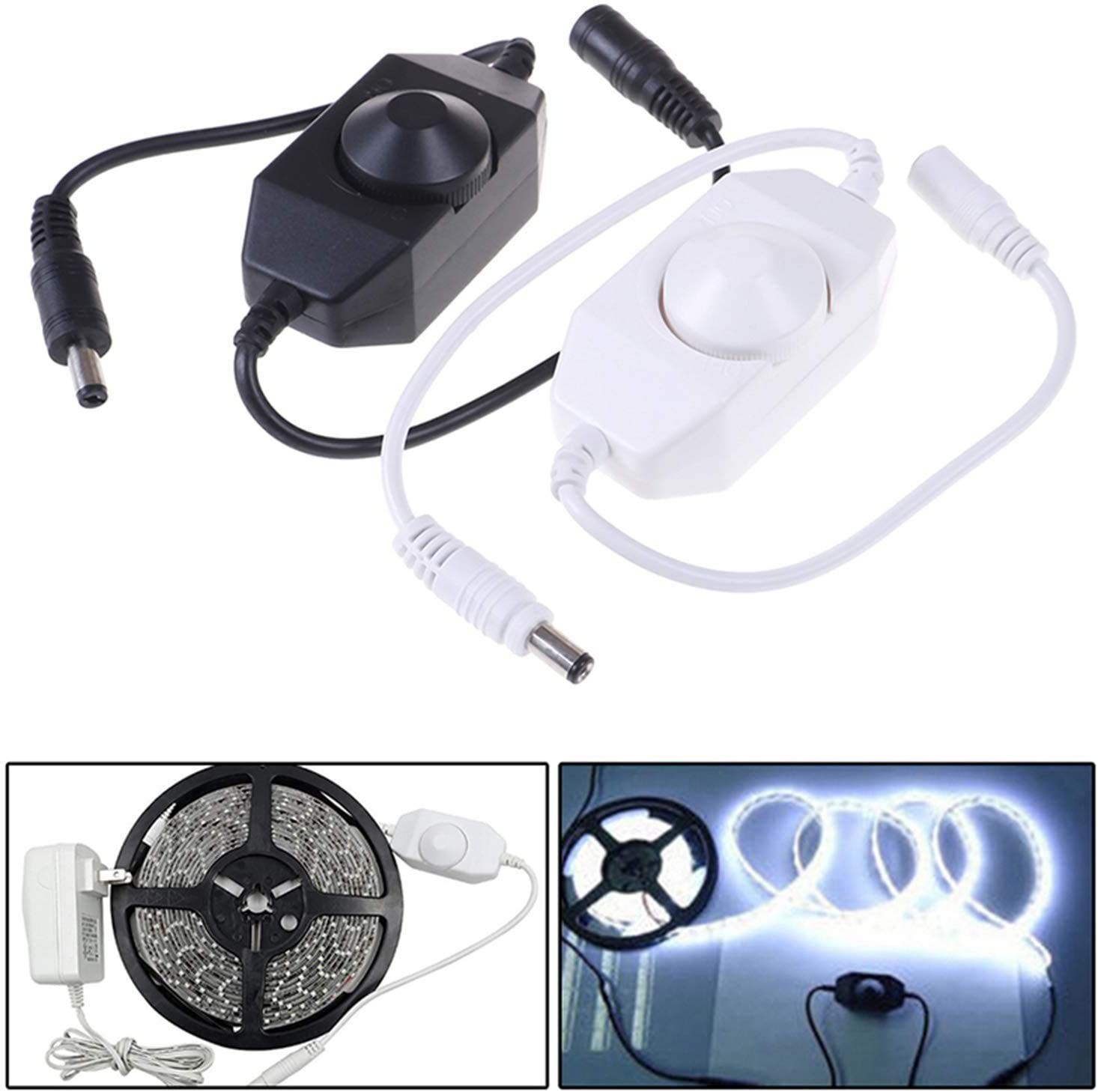 Brightness Dimmer Adjustable 12V/5A Controller for Single Color LED Strip Light gallery