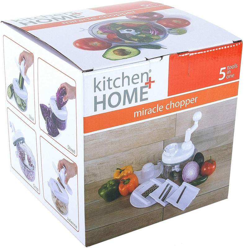 Miracle Chopper Manual Food Processor Salsa Maker, Blender, Slicer and Julienne gallery