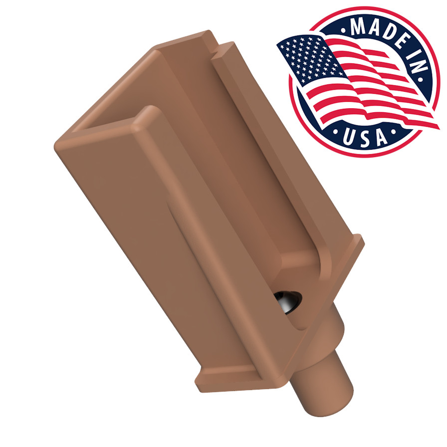 Kitchen Drawer Slide Rail Bracket - Replaces Marsh Part #8401160 - Teak gallery