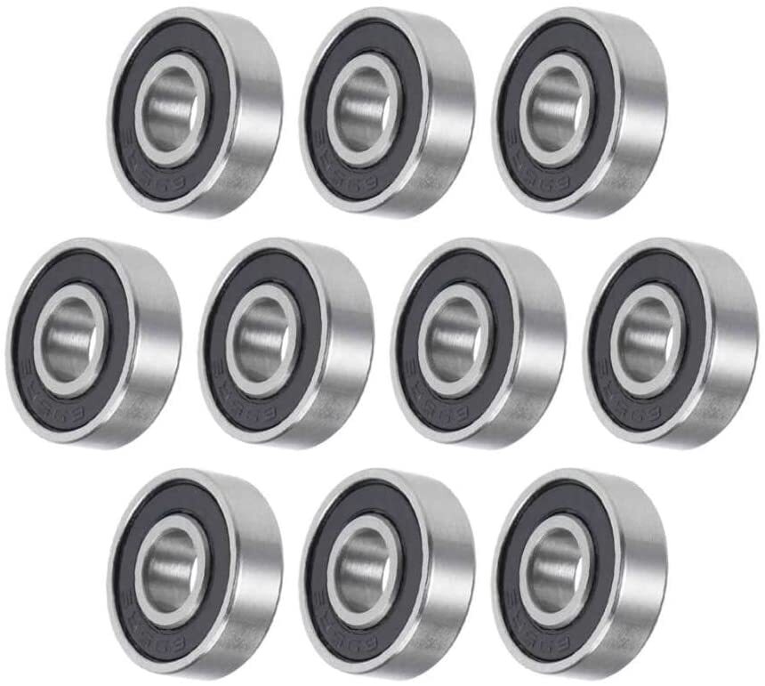 683-2RS RUBBER DOUBLE SEALED MINIATURE BALL BEARINGS 3X7X3MM 10 PACK gallery