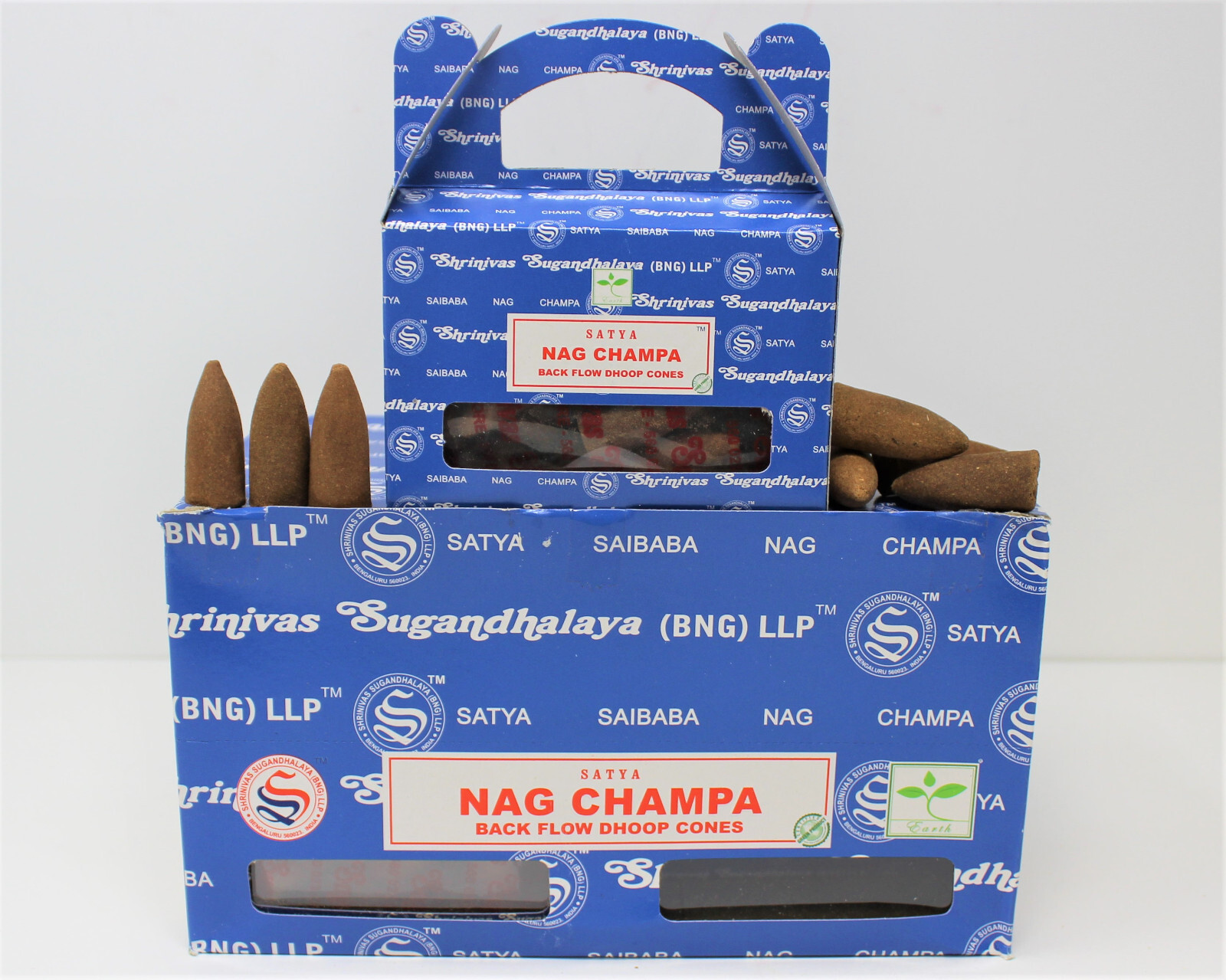Nag Champa Backflow Incense Cones by Satya, 24 Pack SHIPS FREE! BUY MORE & SAVE! gallery