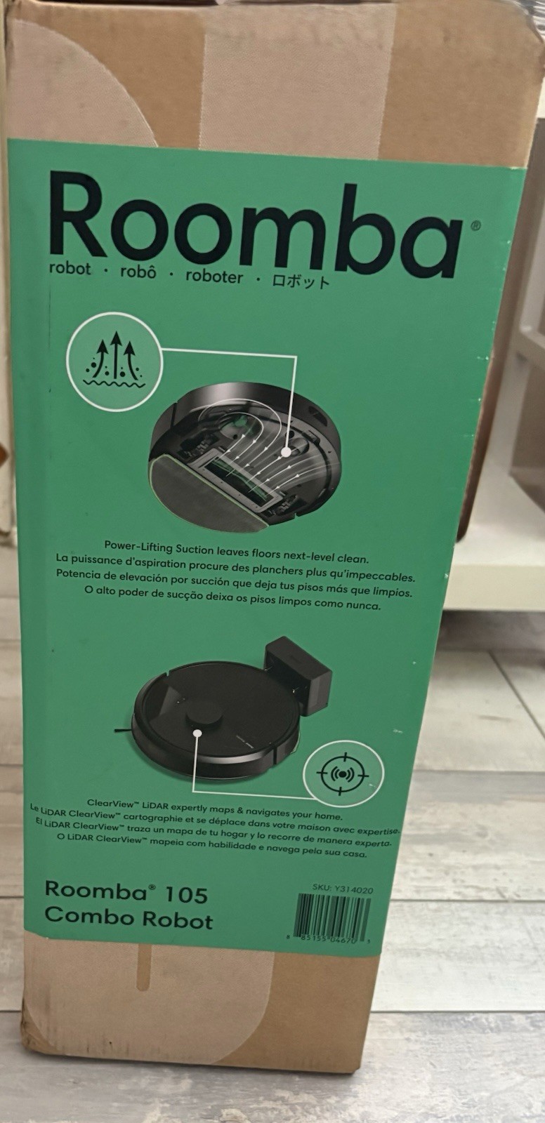 iRobot Roomba 105 Combo Robot Vacuum & Mop NEW IN BOX gallery