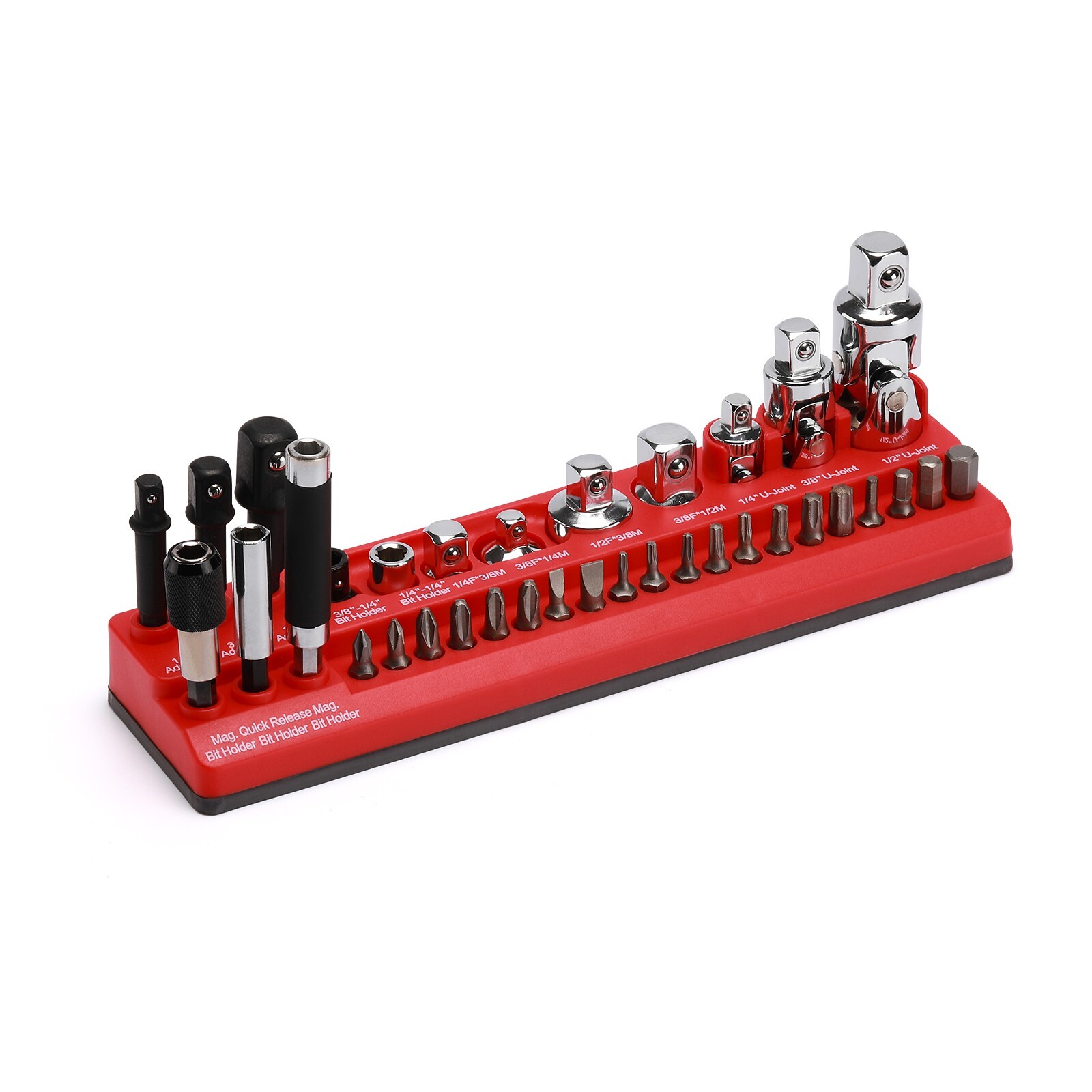 35-Piece Magnetic Socket Accessory Holder, Tool Organizer Tray, Bit Holder gallery