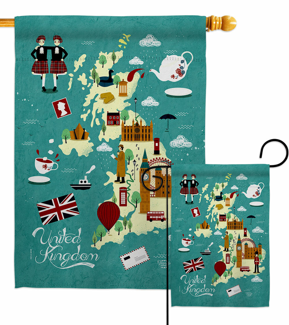 British Fun Garden Flag Nationality Regional Decorative Gift Yard House Banner gallery